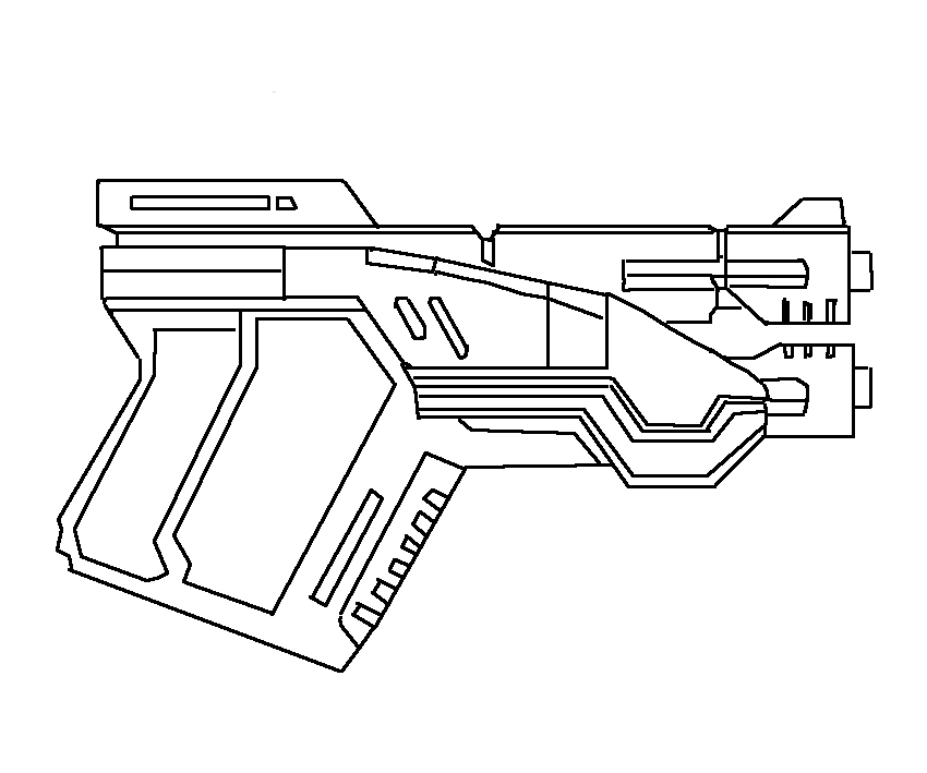 Netherhawk Props: M3 Predator pistol Day 1
