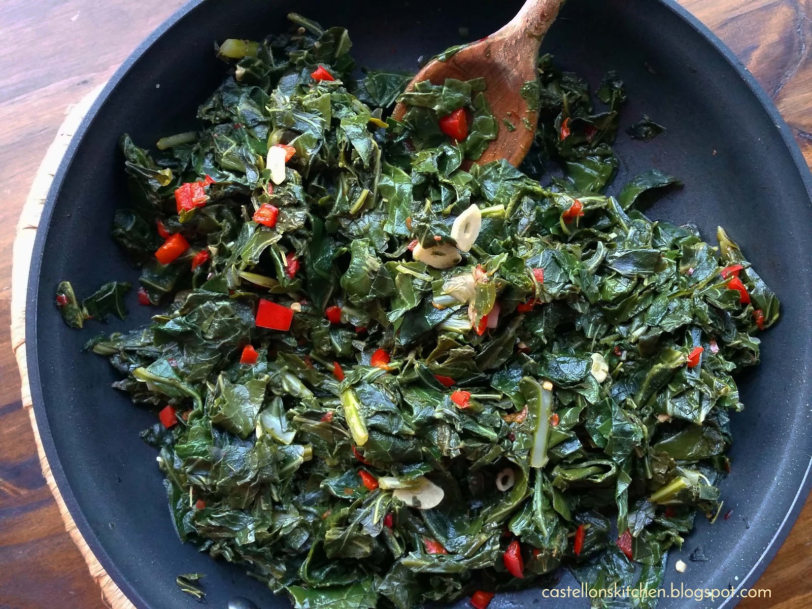 Castellon's Kitchen Sauteed Collard Greens