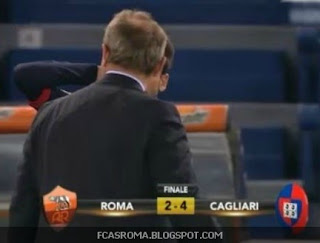 AS Roma 2-4 Cagliari.