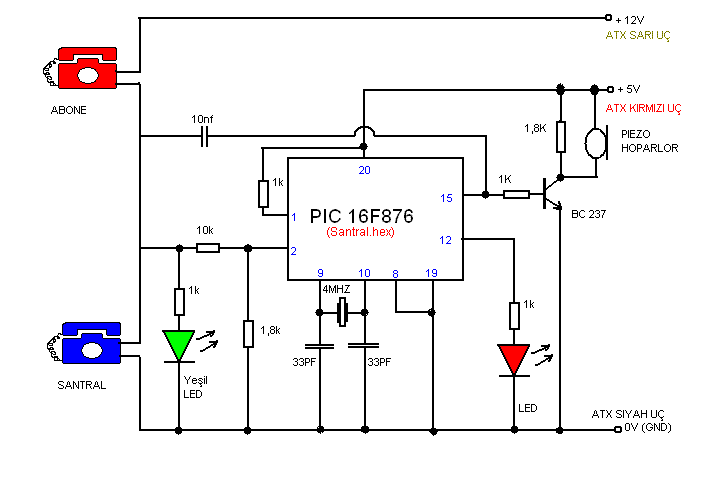 Simple Telephone Central Project - DIY Electronics  