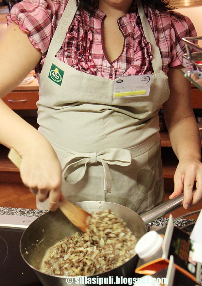 SILLÄ SIPULI Kokkimaajoukkueen opissa ja soijarouhepullat