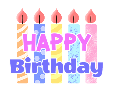 Happy Birthday Greetings Gif Animated Line Creators' Stickers - Happy Birthday Greeting : Animated Example With Gif  Animation