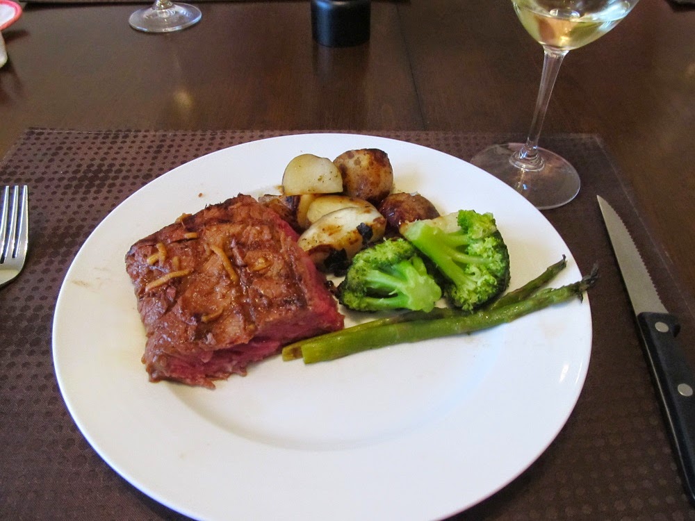 LES PLAISIRS DE STÉPHANE BAVETTE DE BOEUF À L'ASIATIQUE