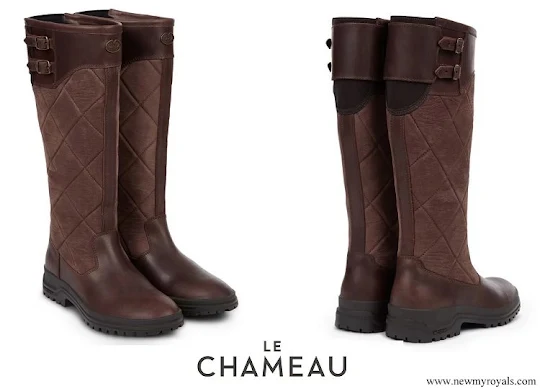 Meghan Markle wore Le Chameau Jameson quilted leather boots