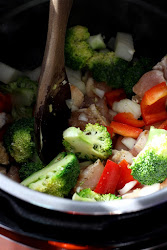 pressure chicken cooker vegetables electrical using rice