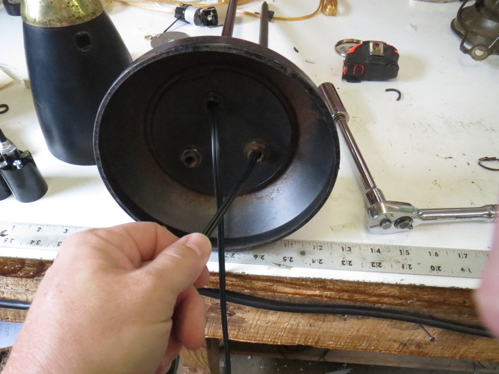 Lamp Parts and Repair Lamp Doctor MidCentury Table Lamp Rewired and