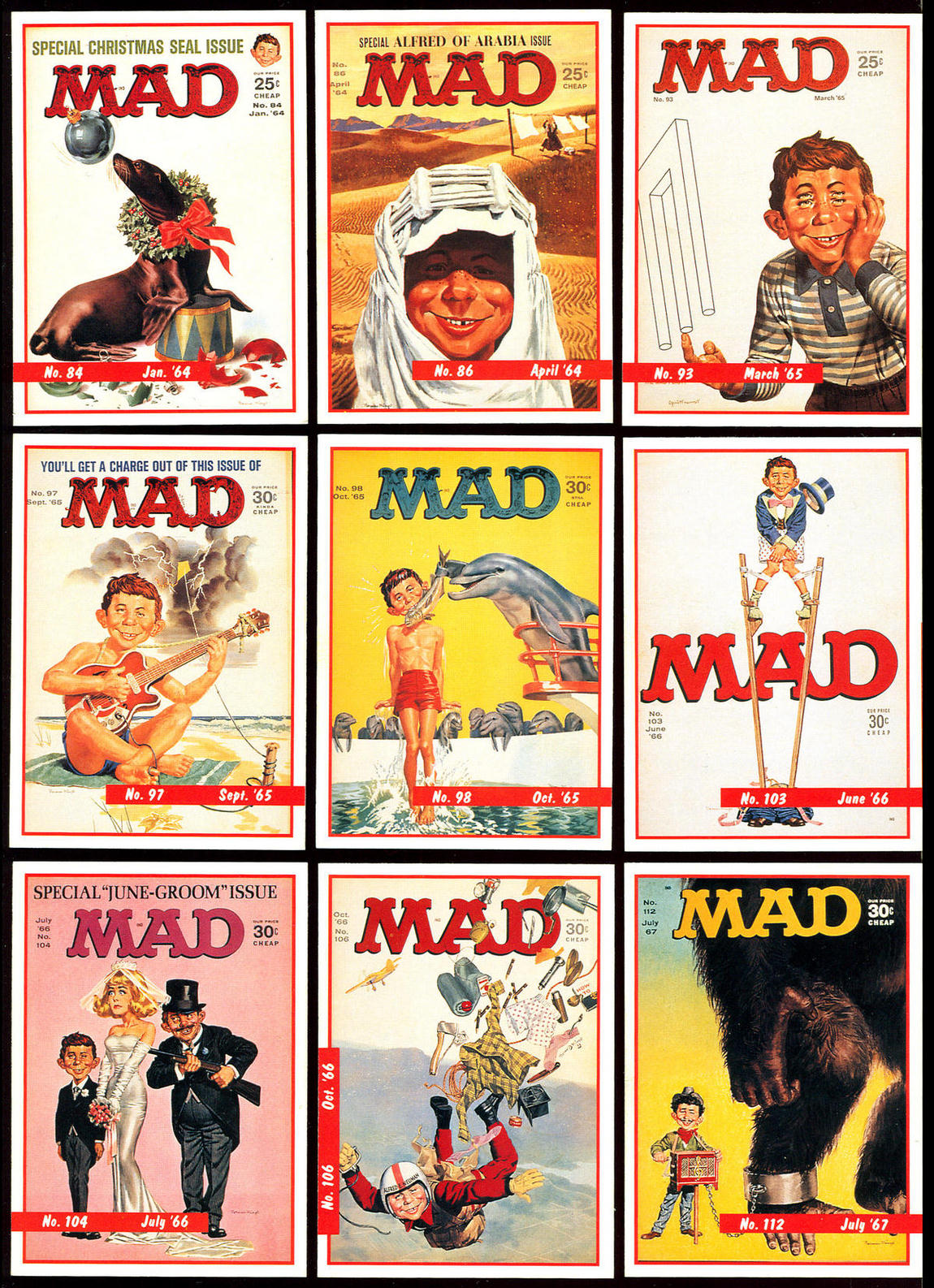 Hairy Green Eyeball 3 Lime Rock MAD trading cards, Series 1, 1992