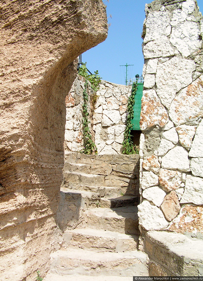 Каменная лестница на мысе Калиакра