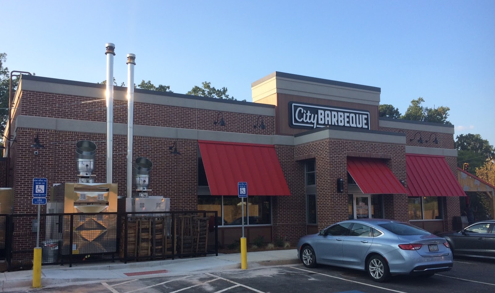 Tomorrow's News Today Atlanta [Holy Smokes!] City Barbeque Signs on