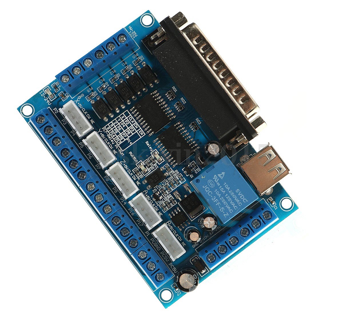 Lab Electronics 5Axis CNC Interface Board For Mach3