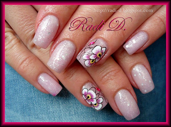 It`s all about nails: Color Changing gel polish & Orchids