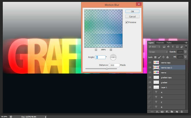 Tutorial Photoshop Membuat Teks Efek Warna Pelangi Cara membuat teks dengan efek warna pelangi menggunakan photoshop