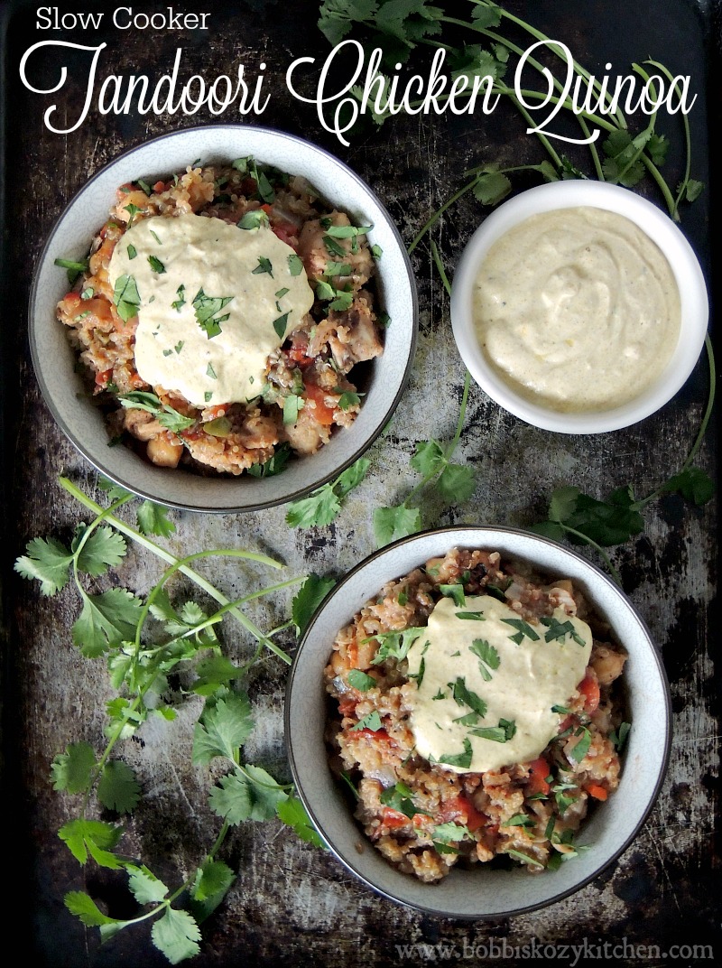 Slow Cooker Tandoori Chicken Quinoa Bobbi's Kozy Kitchen