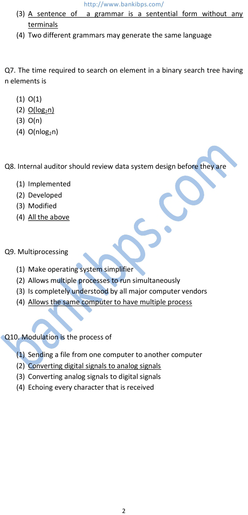 Net Technical Aptitude Test Questions And Answers