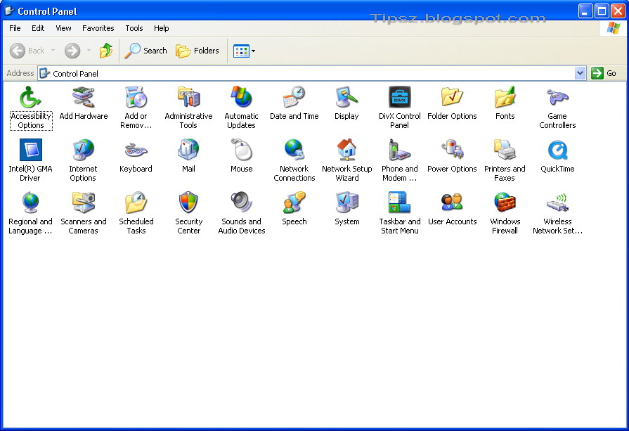 Modify Control Panel | How to Tips and Tricks internet, SEO Marketing ...