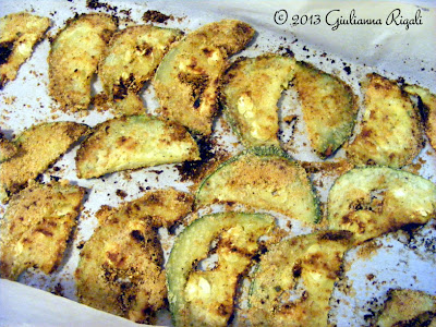 Zucchini Italian Crisps, Gluten-Free, Egg-Free, Paleo