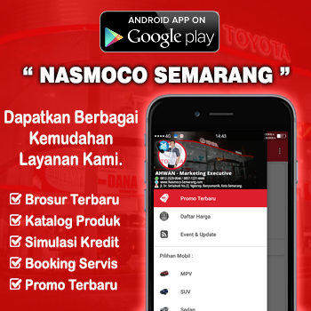 Aplikasi Android Dealer Mobil Nasmoco Toyota Gombel Semarang Pati Kudus Purwodadi Salatiga Kendal Jepara Ungaran