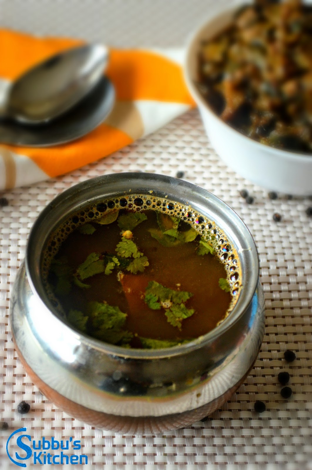 Andhara Pepper Rasam Subbus Kitchen