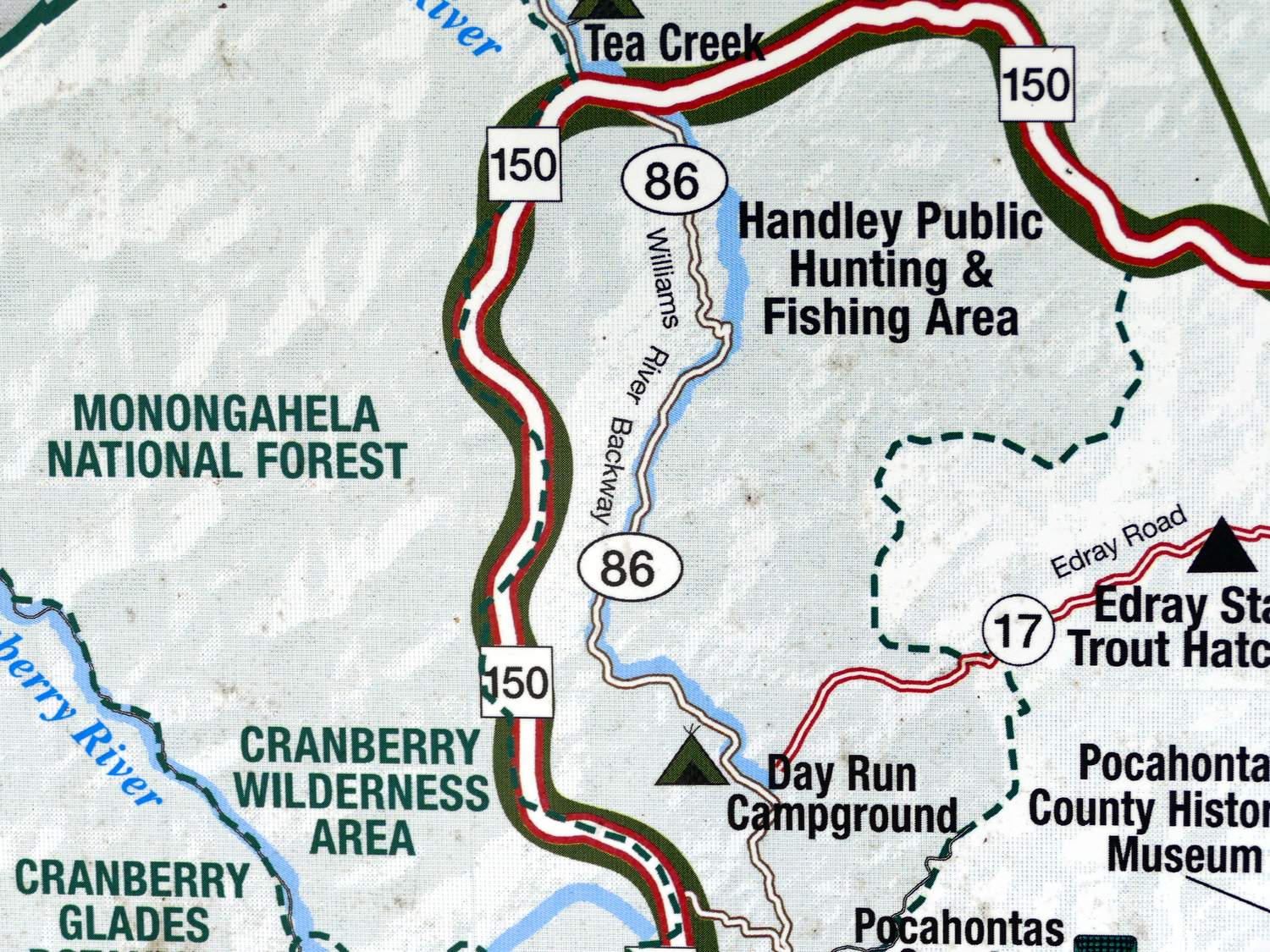 Pocahontas State Park Map