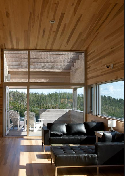 The Sliding House interior