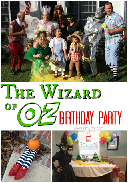  Wizard of OZ Birthday Party