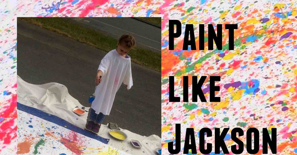 Action Painting Like Jackson Pollock Rubber Boots And Elf Shoes