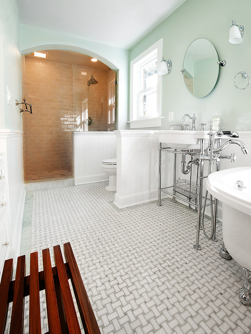 Depression Era Bathroom Tiles Home, Cleaning Vintage Bathroom Floor Tile
