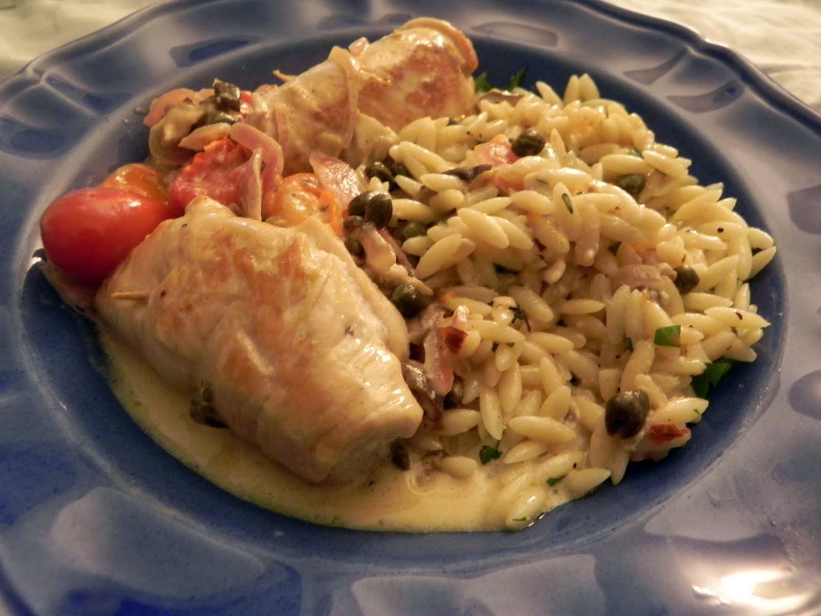 Food Wine Fun Goat CheeseLemon Stuffed Chicken Breast