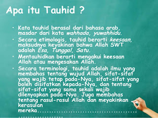 Risalah tentang Tauhid - 2 - Ponpes Miftahul Huda - Lembaga Pendidikan