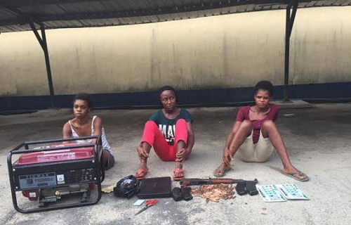 All-Female Armed Robbery, Kidnapping Gang Nabbed By Rivers Police All-Female Armed Robbery, Kidnapping Gang Nabbed By Rivers Police