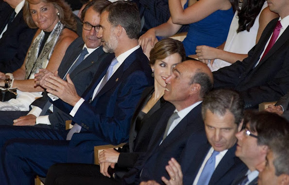 King Felipe VI of Spain and Queen Letizia of Spain attend the 'Princesa de Girona Awards'