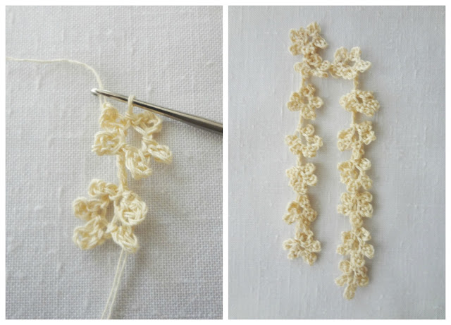 Flower Crochet Earrings - free pattern