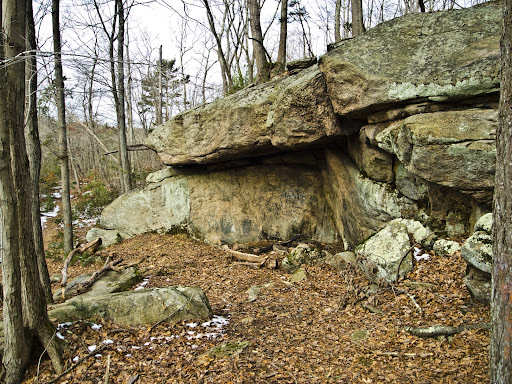 Indian Cave, Orange Trail, Westwoods, Guilford CT