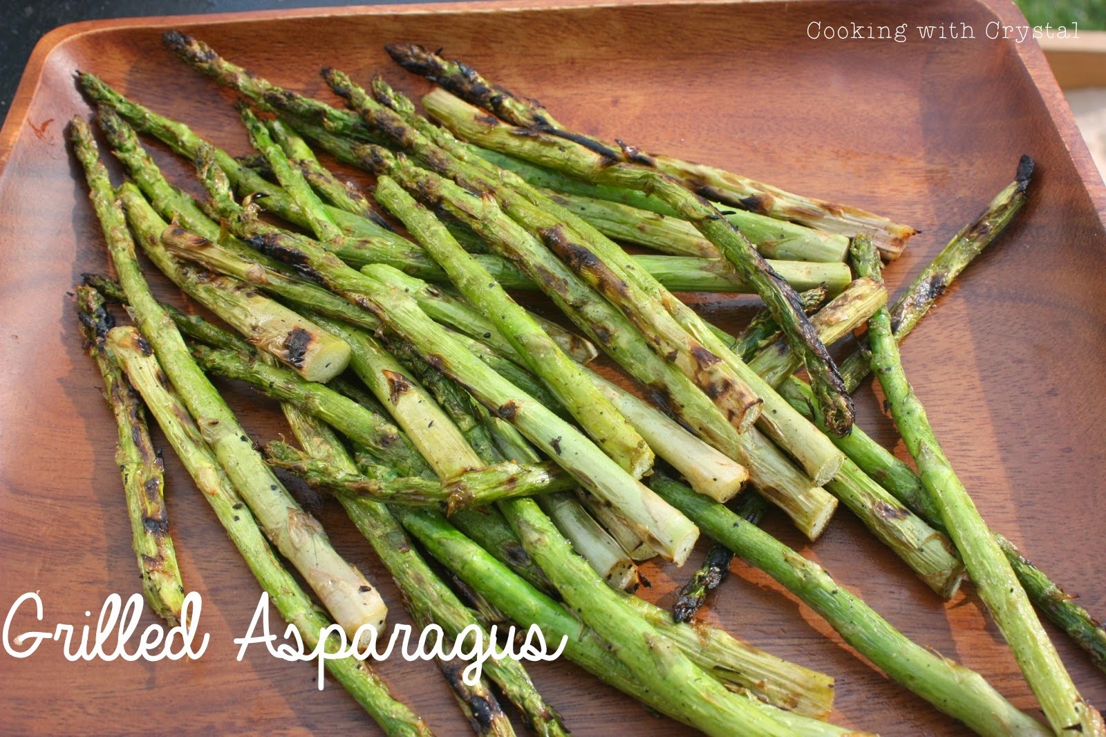 cooking with crystal Grilled Asparagus