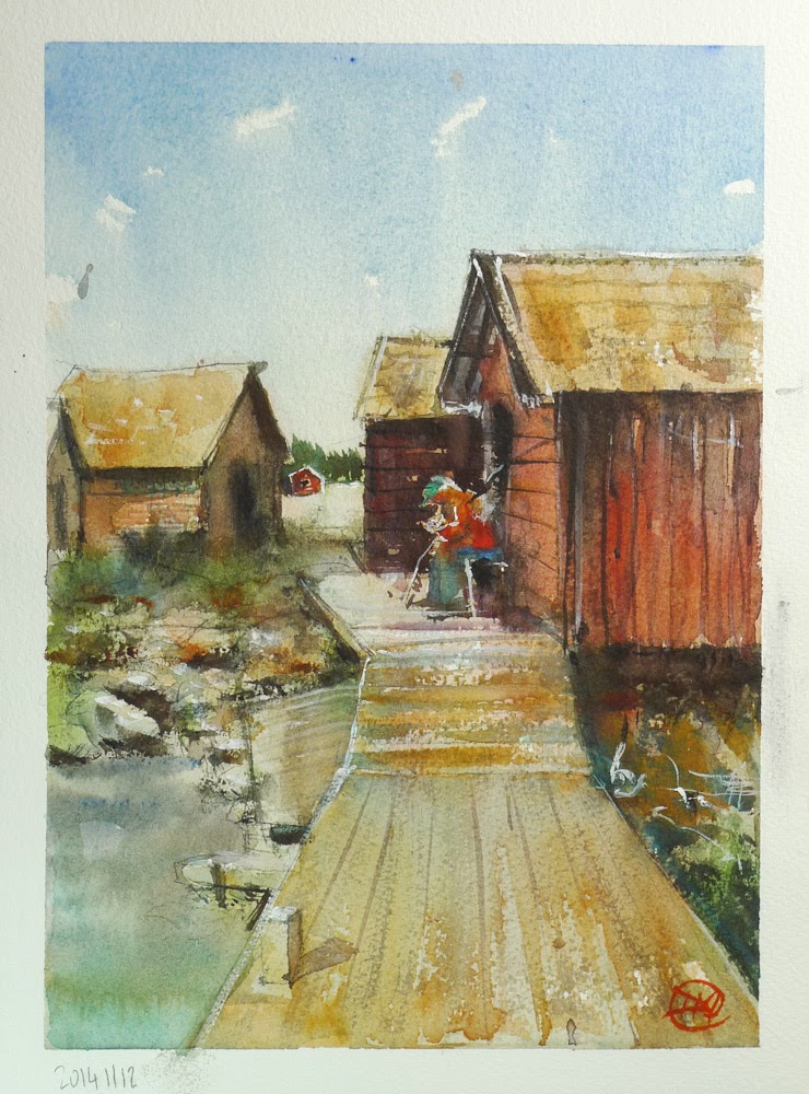 Watercolour Watercolour by David Meldrum