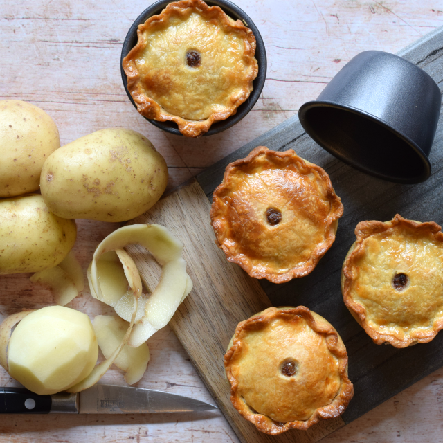 Only Crumbs Remain Vegetarian Meat & Potato Pies