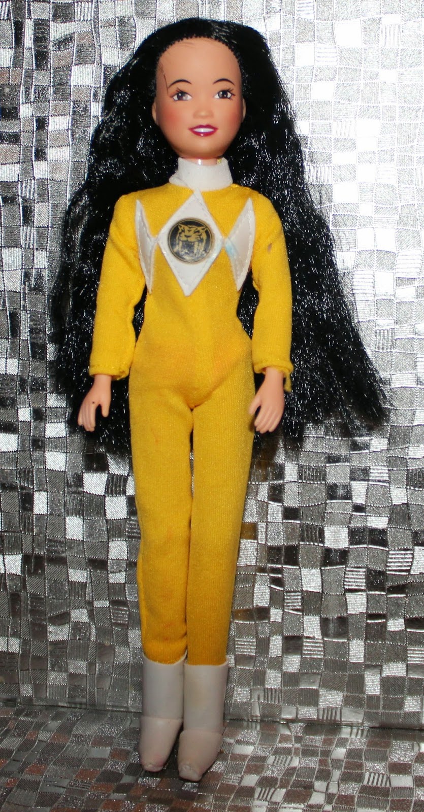 PLANET OF THE DOLLS: Doll-A-Day 306: Trini Yellow Ranger Doll