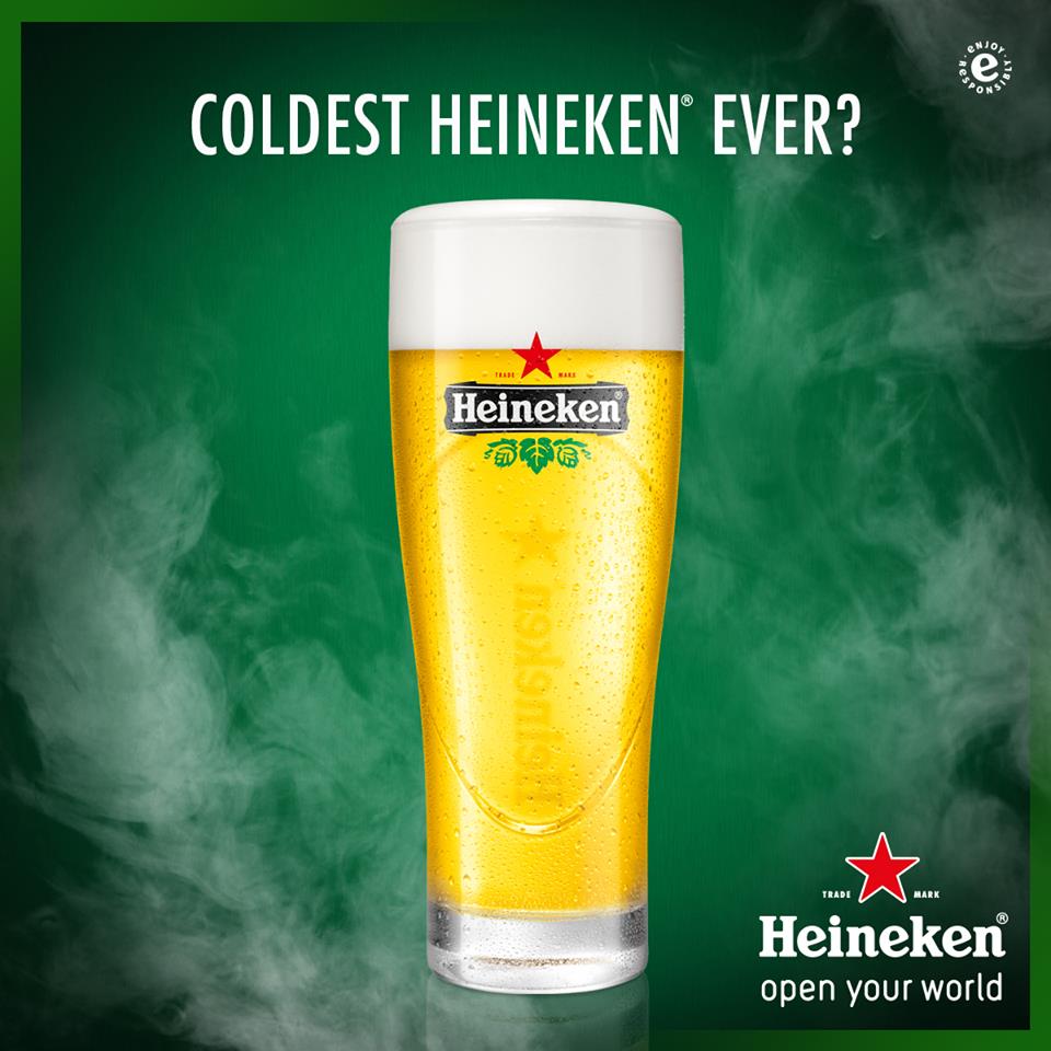 Launch of Heineken Extra Cold in Singapore! Talking Evilbean