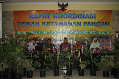 DANDIM SRAGEN HADIRI RAKOOR DEWAN KETAHANAN PANGAN