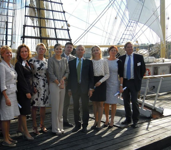 Swedish Crown Princess Victoria attended the seminar Sustainable Seas Initiative in Stockholm