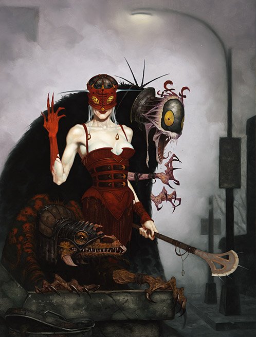 Gerald Brom ilustrações fantasia sombria macabra gótica