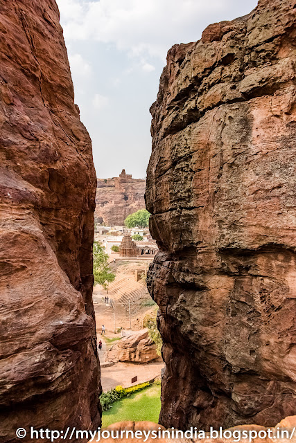 Badami View from Cave Temple