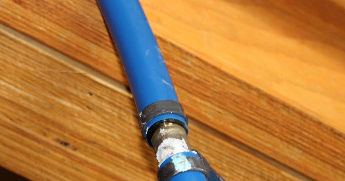 PEX Plumbing Failure Stories from the Sewing Room