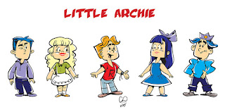 Little Archie proposed reboot - character line-up - Design and illustration by Cesare Asaro - Curio & Co. (Curio and Co. OG - www.curioandco.com)