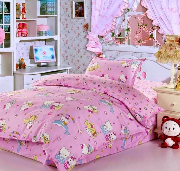 The sheets for the child&#8217;s bedroom