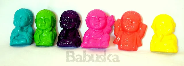 Mini Budas pintados y laqueados a mano (B1059) Babuska