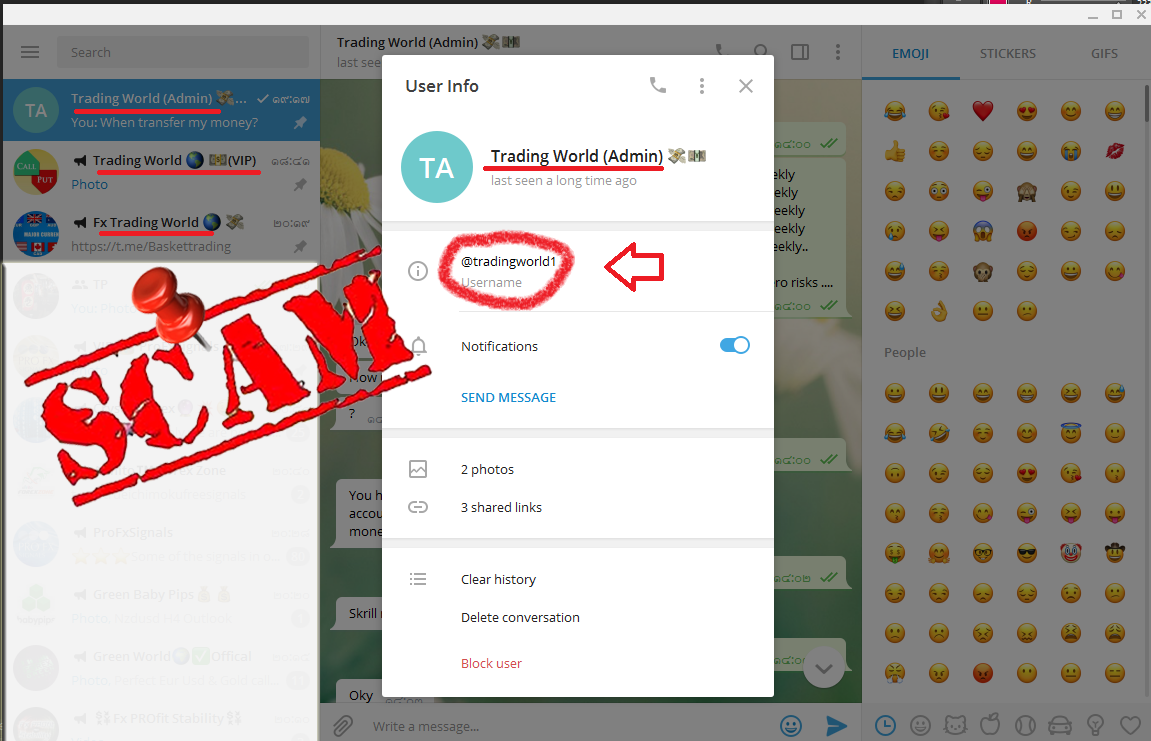Fx Trading World fxtradingcentre12 Investment Scam Notice! Forex