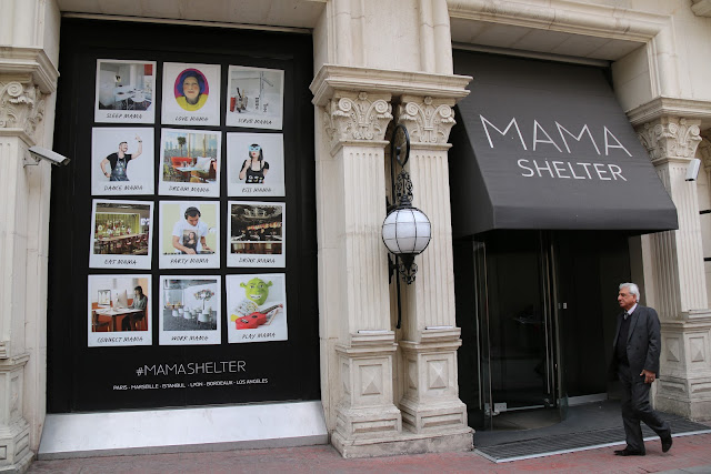 The boutique hotel, Mama Shelter is situated along the narrow lane which is connected to the main busy Istiklal Street near Taksim Square in Istanbul, Turkey The boutique hotel, Mama Shelter is situated along the narrow lane which is connected to the main busy Istiklal Street near Taksim Square in Istanbul, Turkey