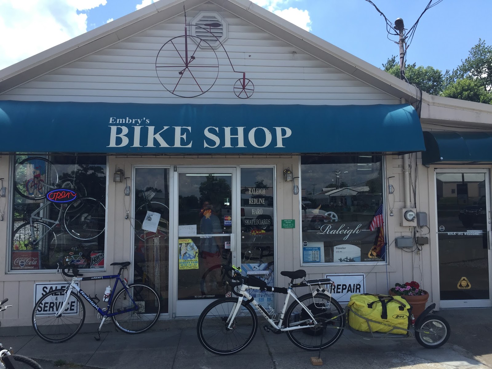 Larry's Bike Ride Adventures Elizabethtown to Beaver Dam, KY Mon 6/15/2015