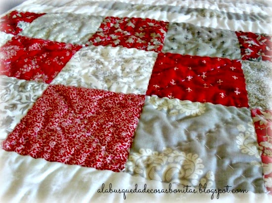 Camino de mesa en patchwork